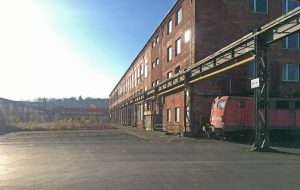 A view of the Henschel factory site in Kassel.