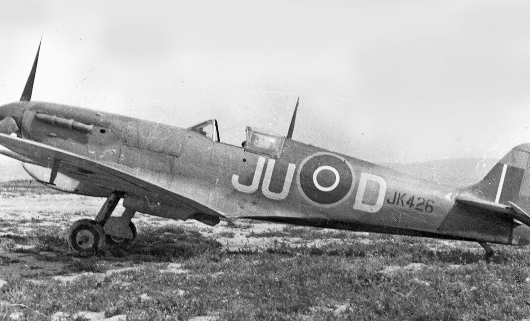 Spitfire flown by Barry E. Gale on 25 April 1943